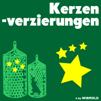 Kerzenverzierungen