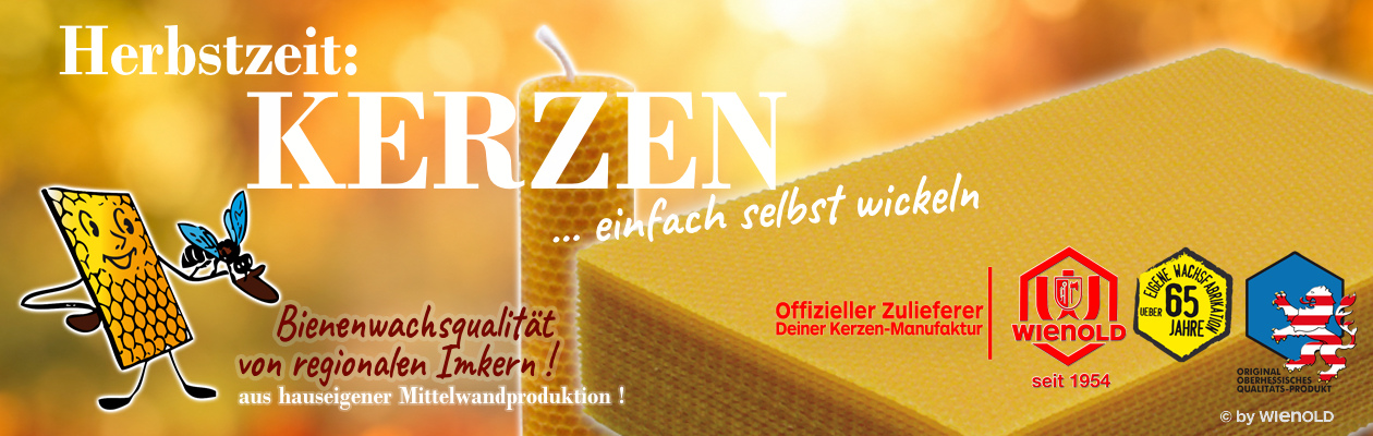 Kerzen ... einfach selber wickeln.