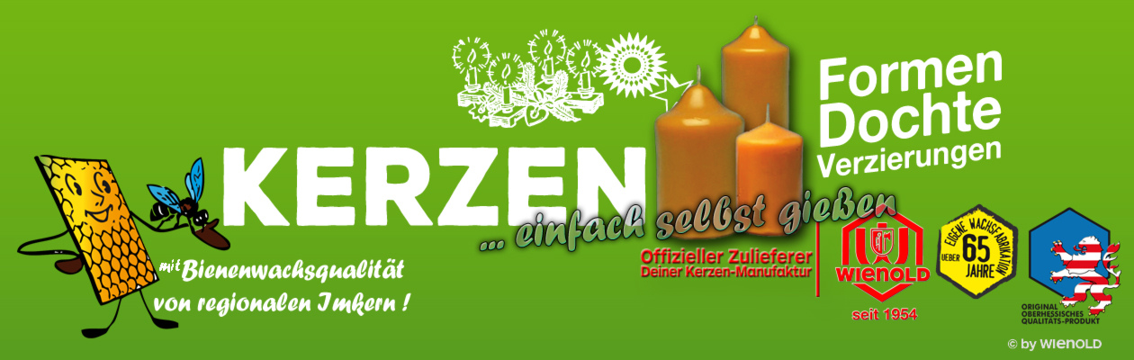 weihnachtliche Kerzenformen