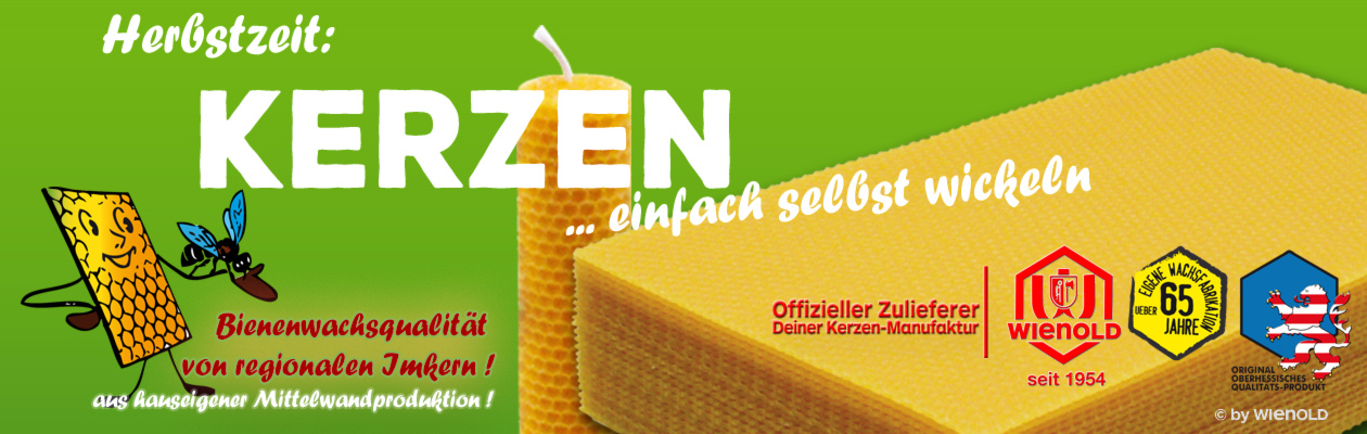 Kerzen ... einfach selber wickeln.