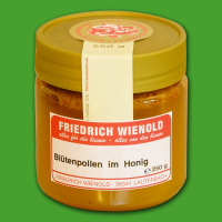 Blütenpollen in Honig ist ein wahres Naturprodukt,...