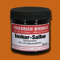 Imker-Salbe, mit 10% Propolis und Bienenwachs, bietet...