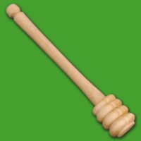 Dieser handgefertigte Honignehmer aus Holz ist ein...