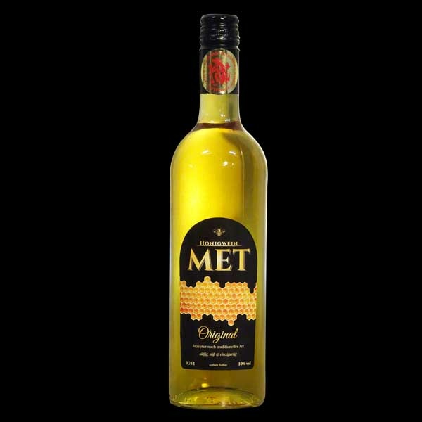 Der traditionelle Honigwein Met mit 10% Vol. bietet ein vollmundiges Geschmackserlebnis. Mit 0,75 Litern in einer eleganten Flasche ist dieser Honigwein der ideale Begleiter für festliche Anlässe oder gemütliche Abende.