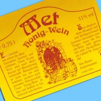 Etiketten für Honig-Met-Wein, 50 Stck