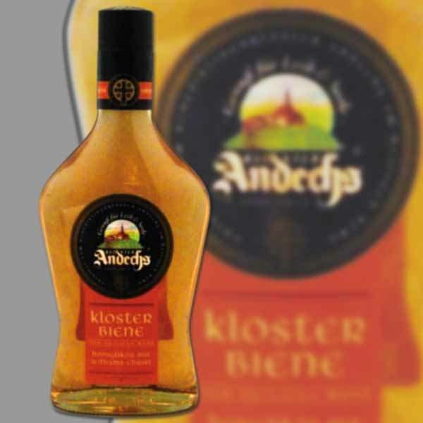 Der Honig-Likör Klosterbiene vom heiligen Berg (28% vol., 0,5 l) ist eine exquisite Kreation aus der Klosterbrennerei Andechs. Mit dem aromatischen Geschmack von Williams-Christ-Birnen vereint er Tradition und Hochgenuss.