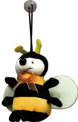Diese süße Plüschbiene (15 cm) mit Saugnapf ist ein kleiner Kuschelfreund, der überall haftet und Freude bringt. Ideal als Geschenk oder zum Dekorieren.