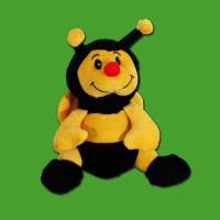 Plüsch - Biene mit roter Nase, 20 cm