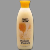 Das Swiss O-par Honig-Milch Shampoo und die Spülung...