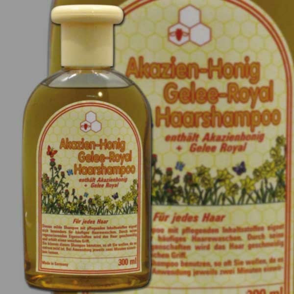 Das Akazien-Honig-Gelee-Royale Haarshampoo überzeugt durch seine milde Formel. Ideal für häufiges Haarewaschen, schenkt es dem Haar Glanz, Elastizität und Geschmeidigkeit – ganz ohne Silikone.