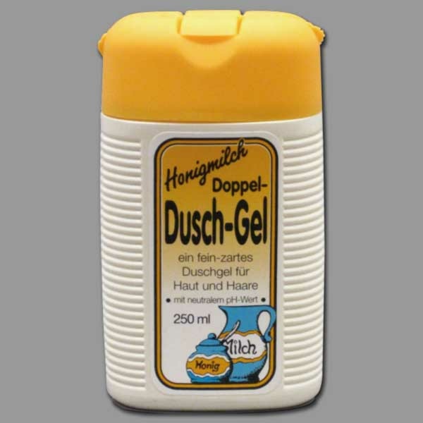 Das Honig-Milch-Doppelduschgel bietet eine milde Reinigung für Haut und Haare. Besonders für empfindliche Haut geeignet, spendet es Feuchtigkeit und sorgt für ein geschmeidiges Hautgefühl.