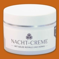 Die reichhaltige Gelée-Royal-Honig Nachtcreme...