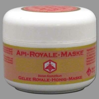 Die API-ROYALE-Maske mit Gelée-Royale und Honig...