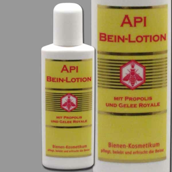 Die API-BEIN-LOTION kombiniert die Kraft der Bienenprodukte Propolis, Gelée Royale und Honig mit erfrischenden ätherischen Ölen. Diese Lotion pflegt strapazierte Beine, fördert die Durchblutung und beruhigt die Haut mit einer kühlenden Wirkung. Ideal für müde, raue Haut nach einem langen Tag.