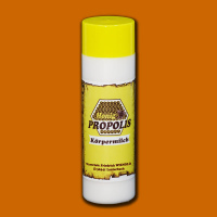 Die Propolis-Honig-Körpermilch versorgt Ihre Haut...