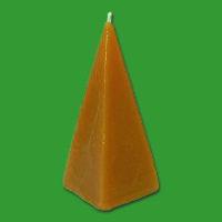Kerzenform "Pyramide rau"  12 x 5,5cm