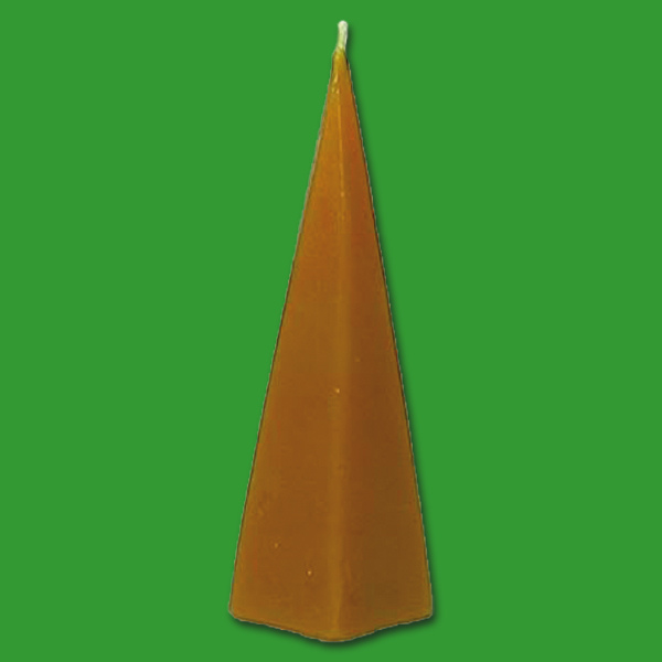Die Pyramide glatt, 6-eckig Gießform lässt Sie außergewöhnliche Pyramidenkerzen in einer eleganten, glatten Struktur herstellen. Die Form hat eine Größe von 16 x 6 cm und eignet sich ideal für die Kerzenproduktion.