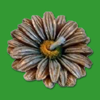 Kerzenform "Blüte"  2,5 x 7cm