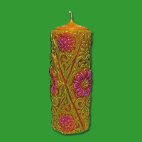 Die Strukturkerze, Blumen, groß-Gießform (18...