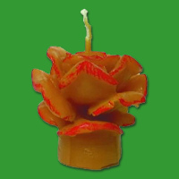 Mit der Teelicht, Rose groß-Gießform (6 x 6...