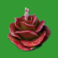 Diese elegante Rose als Kerzengießform ist mit...