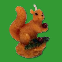 Die Eichhörnchen-Kerzengießform ist eine...