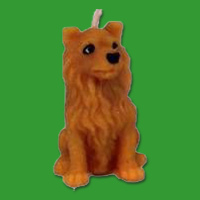 Diese Hund-Kerzengießform hat eine Größe...