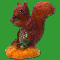 Kerzenform "Eichhörnchen"  7 x 6,5cm
