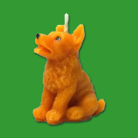 Die Kerzengießform „Hund“ ist ein Muss...