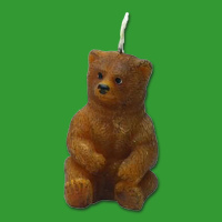 Die robuste Kerzengießform „Bär“...