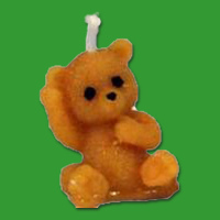 Die handliche Kerzengießform „Teddy“...