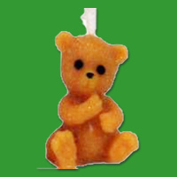 Kerzenform "Teddy"  4 x 3cm