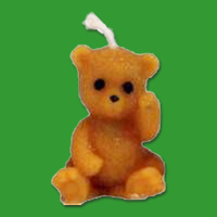 Diese filigrane Kerzengießform Teddy...