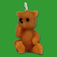 Kerzenform "Teddy"  4 x 3cm