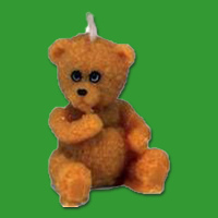 Kerzenform "Teddy"  8 x 5,5cm
