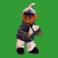 Die maritime Kerzengießform Teddy mit Boot...