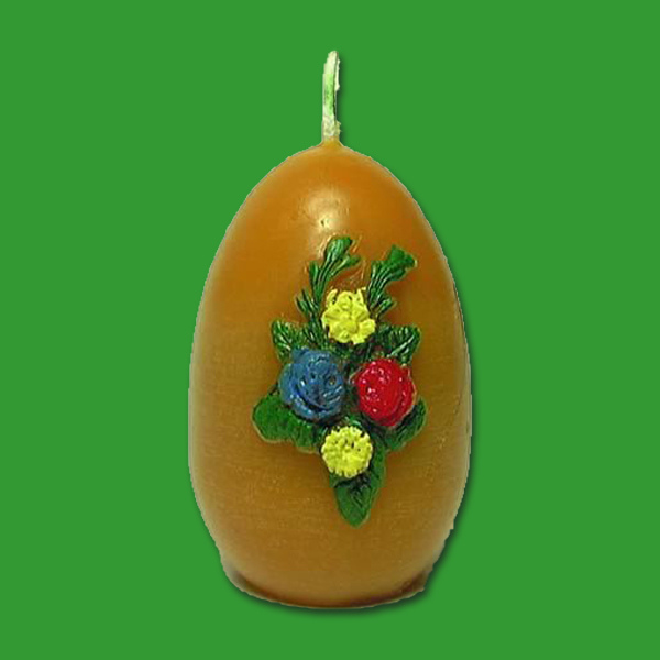 Die Kerzengießform „Ei mit Blumen“ bringt frühlingshafte Frische in jede Wachskollektion. Ideal für Ostern, ca. 140 g Wachs pro Kerze.