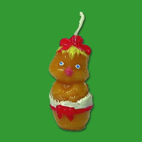 Das „Küken in Eierschale“ zaubert eine fröhliche Osterstimmung. Mit einer Größe von 7 x 3 cm und einem Gewicht von 38 g entsteht aus Wachs ein bezaubernder Blickfang. Einfach und mühelos aus der Form zu lösen.
