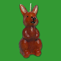 Der klassische „Osterhase“ in Silikonform...