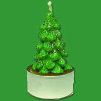 Diese kleine Gießform Tannenbaum, Teelicht eignet...