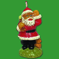 Der kleine Weihnachtsmann in Gießform ist perfekt...