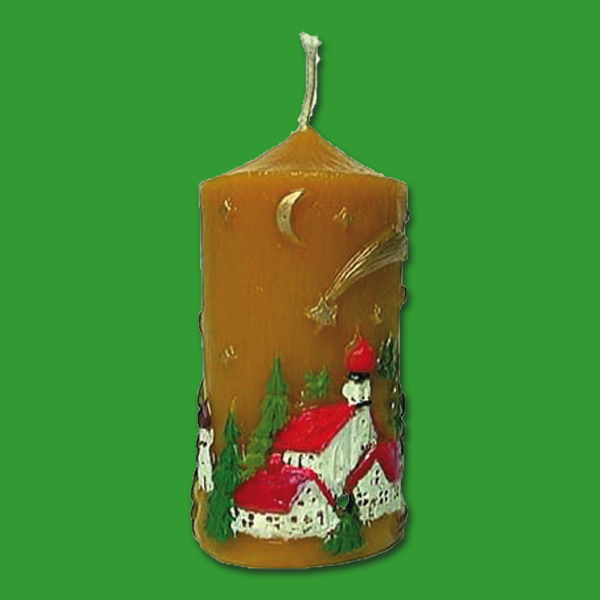 Die Winterlandschaft-Kerzengießform erzeugt Kerzen, die die Magie schneebedeckter Abende einfangen. Perfekt für rustikale oder elegante Weihnachtsdekorationen.