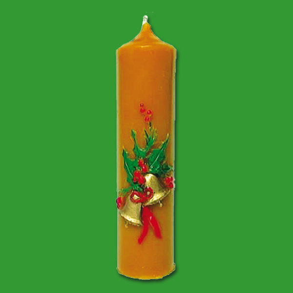 Zierkerze mit Glocke – diese Kerzengießform ist ein Klassiker für elegante Kerzen, die das Weihnachtsfest verschönern. Ein zeitloses Geschenk für besondere Menschen.