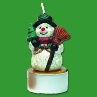 Die Gießform „Teelicht, Schneemann“...