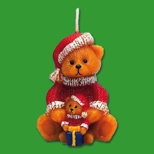 Der „Weihnachtsteddy“ ist ein liebevolles Detail in Ihrer Weihnachtsdekoration. Die Silikonform ist langlebig und einfach zu verwenden.