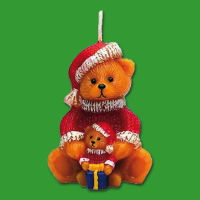 Der „Weihnachtsteddy“ ist ein liebevolles...