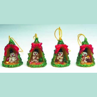 Das „Christbaumanhänger 4er-Set“ bietet...