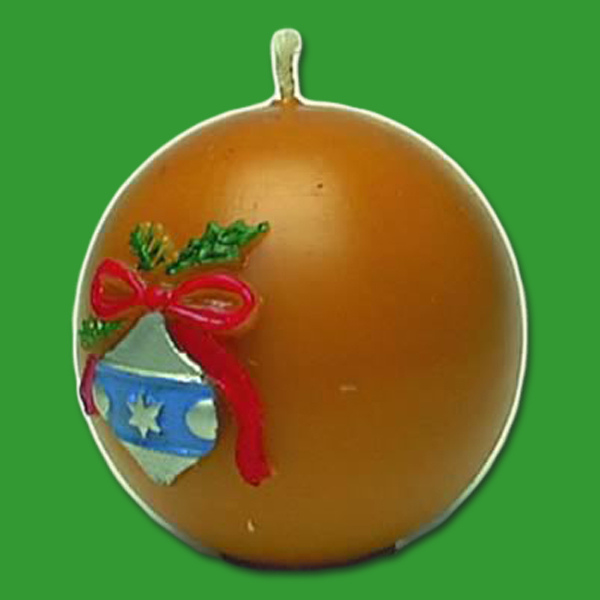 Die Kugel mit Glocke-Form eignet sich perfekt für festliche Weihnachtskerzen. Mit einer Größe von 8 x 7 cm und einem Wachsgewicht von 232 g ist diese Silikonform eine wunderbare