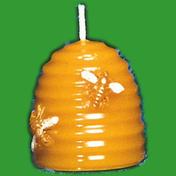 Mit dieser Silikonform Bienenkorb mit Bienen lassen sich dekorative Bienenkorbkerzen gießen, perfekt für ein natürliches Ambiente.