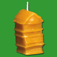 Die Bienenhaus-Gießform zaubert eine niedliche...